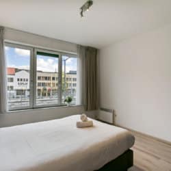 double bed one bedroom furnished apartment in brussels
