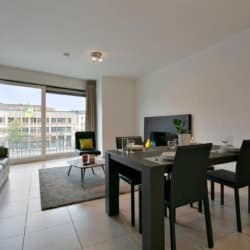 spacious two bedroom furnished apartment on brussels canal