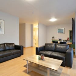dunant gardens two bedroom apartment living room with two sofas