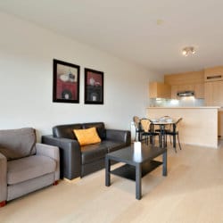 century gardens two bedroom apartment living space with sofas