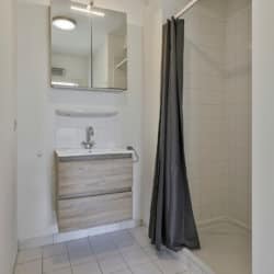 riverside two bedroom apartment bathroom with shower