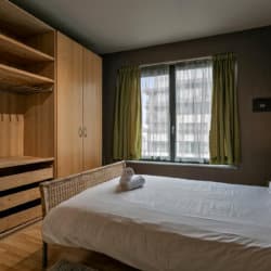 large storage space and wardrobe in bbf serviced apartment near world trade centre brussels