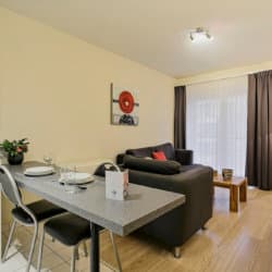 living space in serviced bbf apartment