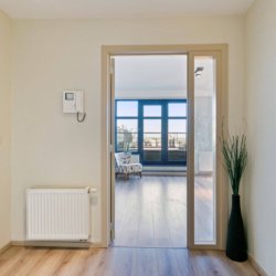 entrance to three bedroom serviced apartment brussels