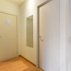 entrance to two bedroom serviced apartment in bbf europark residence