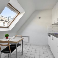 fully equipped kitchen in bbf serviced apartment in brussels