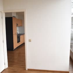 unfurnished studio apartment in south brussels bedroom