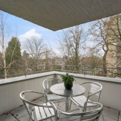 balcony in serviced two bedroom bbf apartment